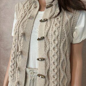 Hand Knitted Merino Vest